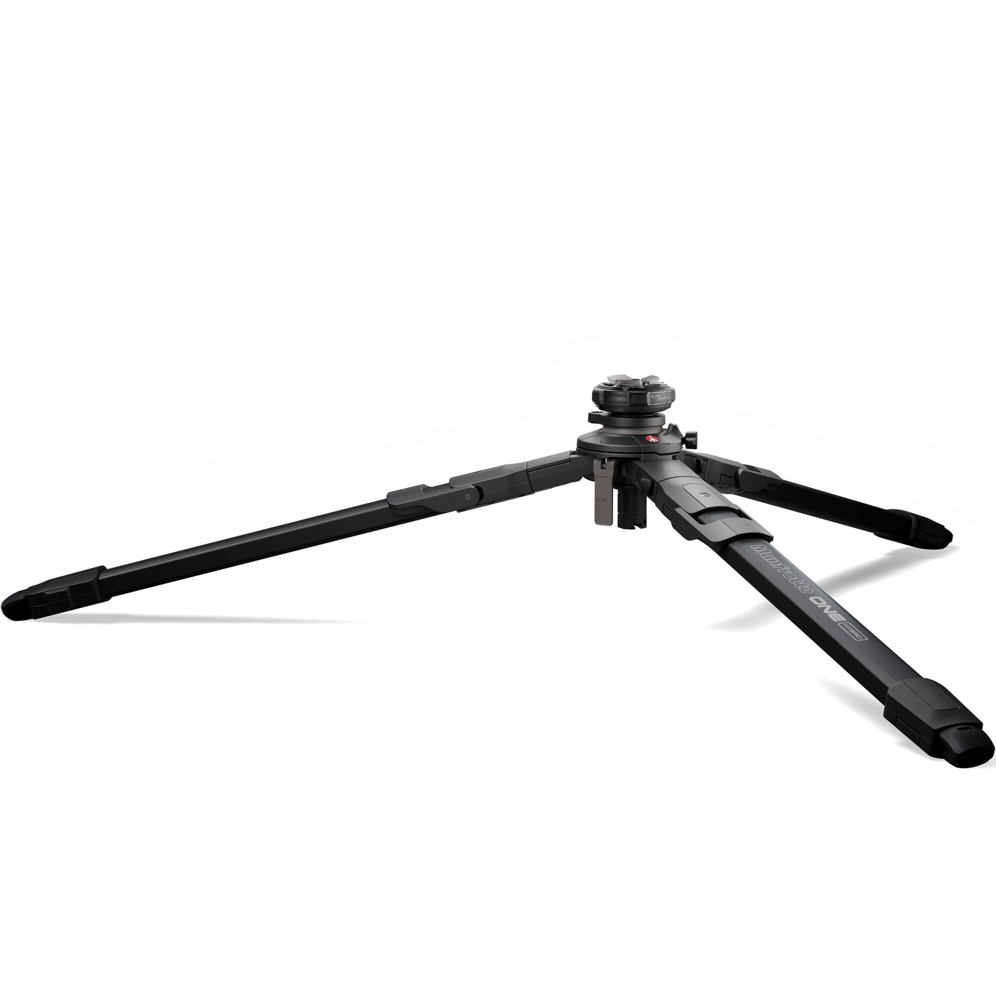 Manfrotto ONE Hybrid Aluminium Tripod for photography and video with 90° center column and XCHANGE system

