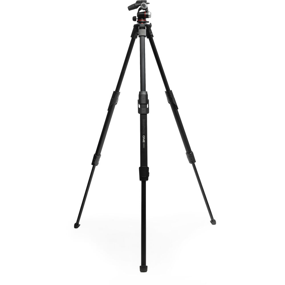 Manfrotto ONE Photo Aluminium Tripod Kit XPRO 3-Way Head Black