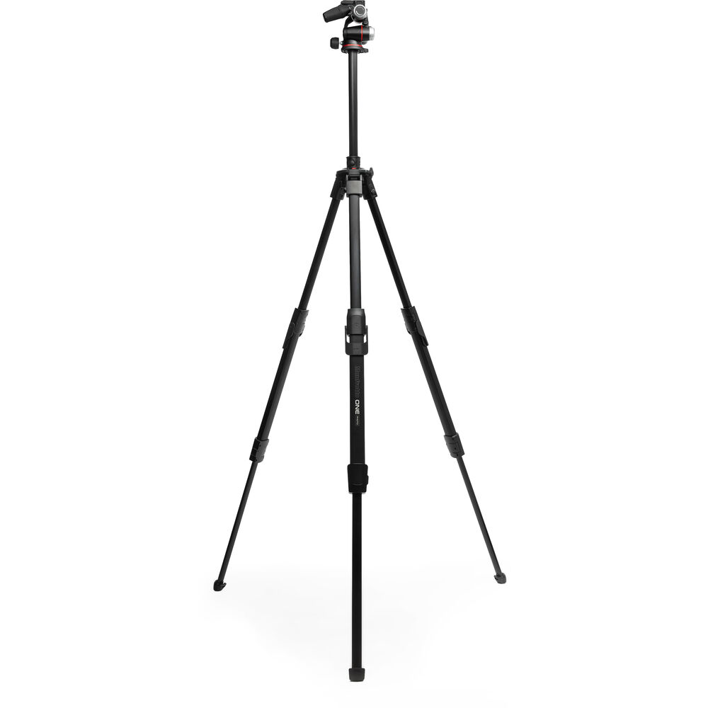 Manfrotto ONE Photo Aluminium Tripod Kit XPRO 3-Way Head Black
