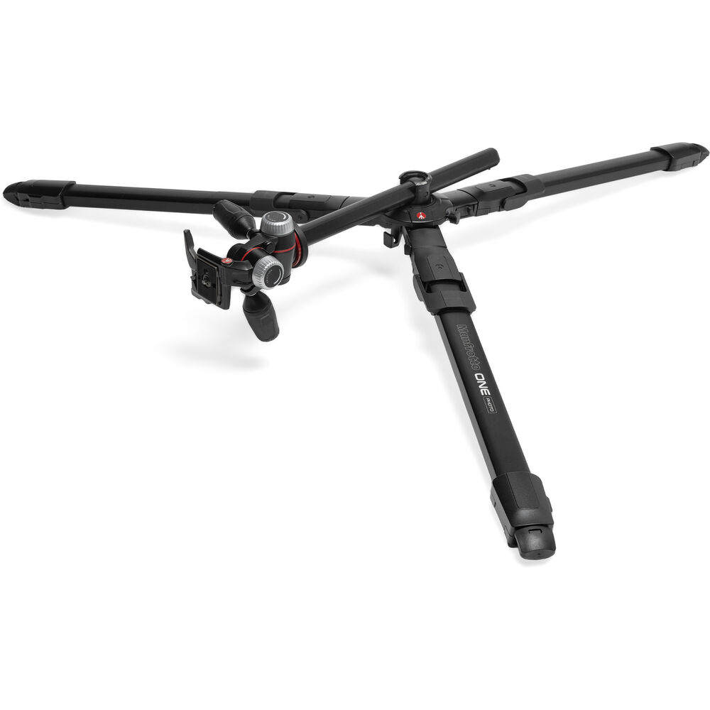 Manfrotto ONE Photo Aluminium Tripod Kit XPRO 3-Way Head Black