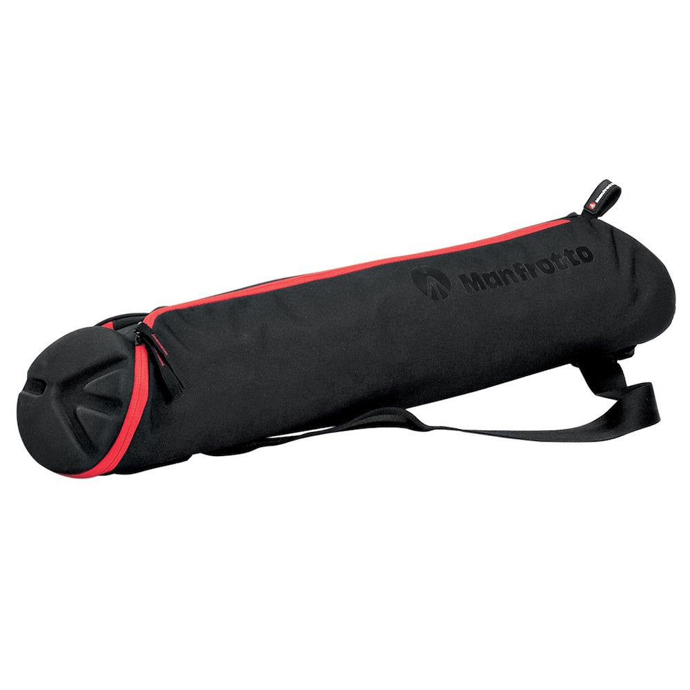 Manfrotto 70cm unpadded tripod bag for compact tripod transport. Lightweight design with shoulder strap and zipper for easy access and portability.