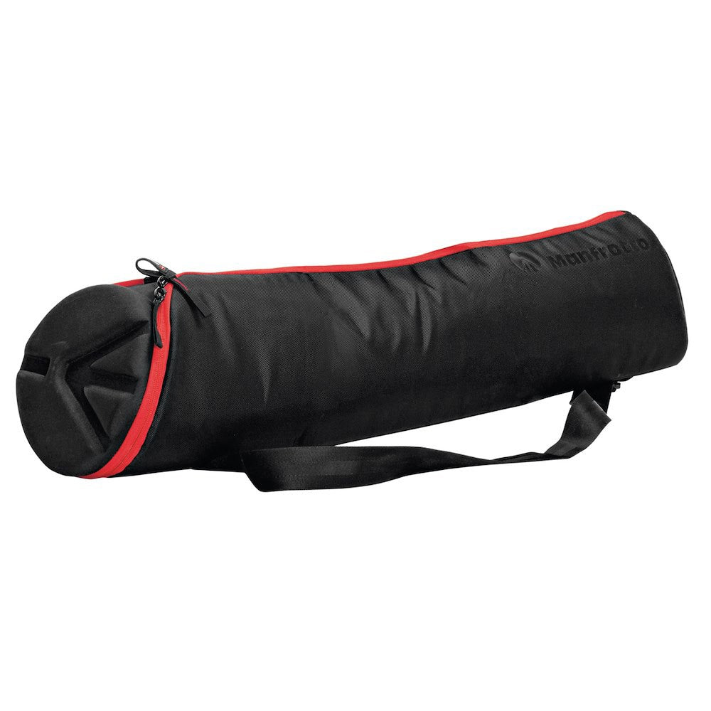 Padded 80cm video tripod bag with 76cm internal length. Lightweight at 0.63kg, with durable design and roomy interior for secure tripod transport.
