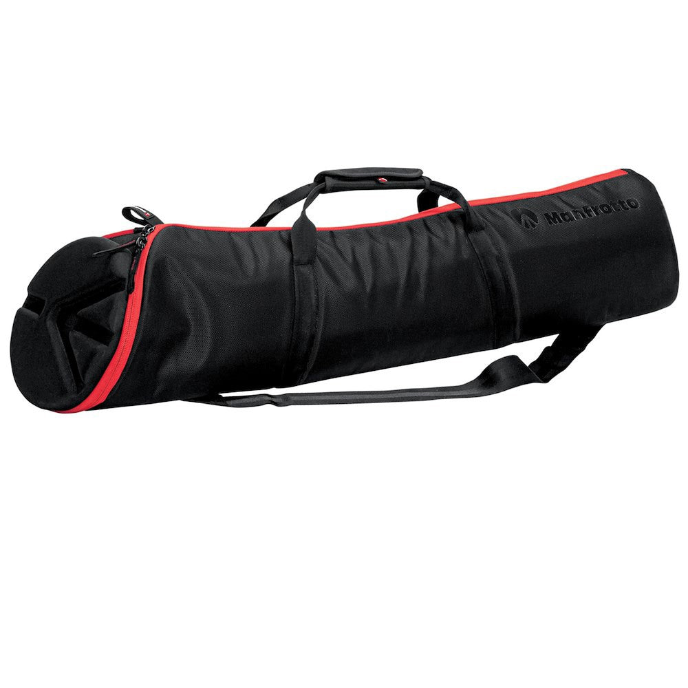 Manfrotto MBAG90PN is a 90cm padded tripod bag with Thermoform protection, water-repellent design, and full-zip access, ideal for larger tripods on the go.