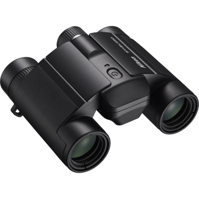 Nikon Stabilized 10x25 S binoculars with clear, stable 10x views and compact design.