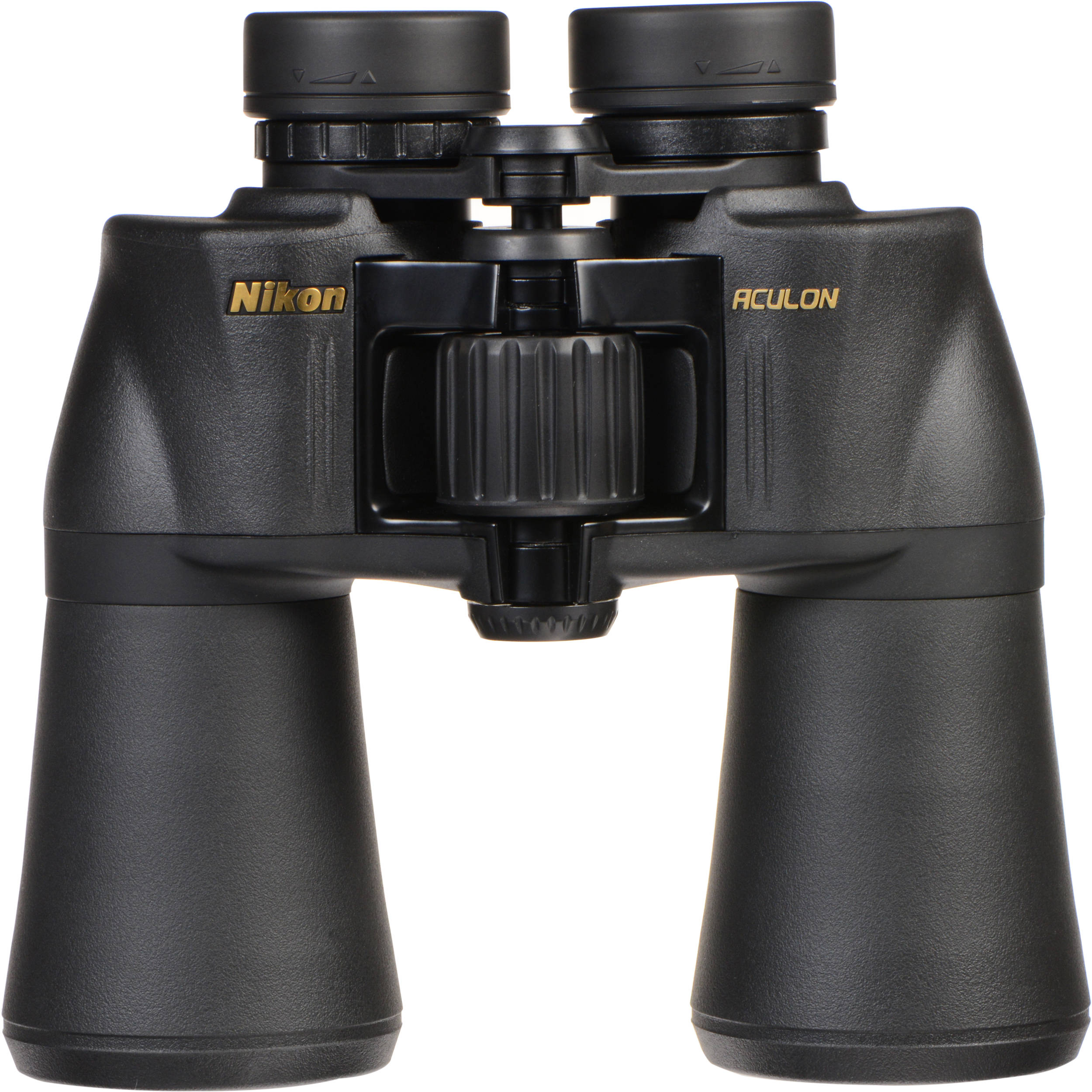 Nikon Aculon A211 16x50 binoculars with clear vision and durable rubber coating.