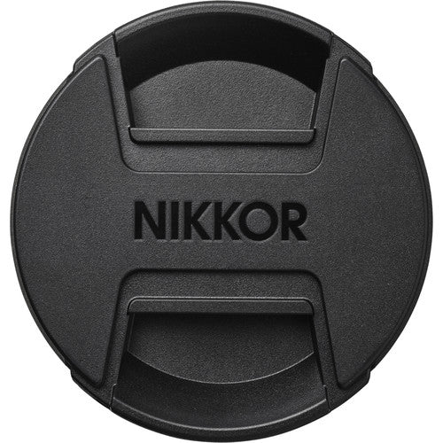 The 62mm Snap-On Lens Cap from Nikon is a black, plastic, snap-on type lens cap designed as a replacement for 62mm lenses.