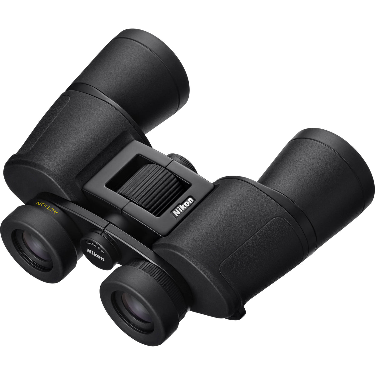 Nikon ACTION 10x42 Binoculars front and eyepiece view