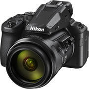 Nikon COOLPIX P950 with super-telephoto zoom lens.
