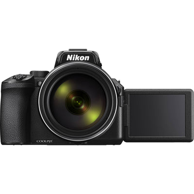 Nikon COOLPIX P950 with super-telephoto zoom lens.