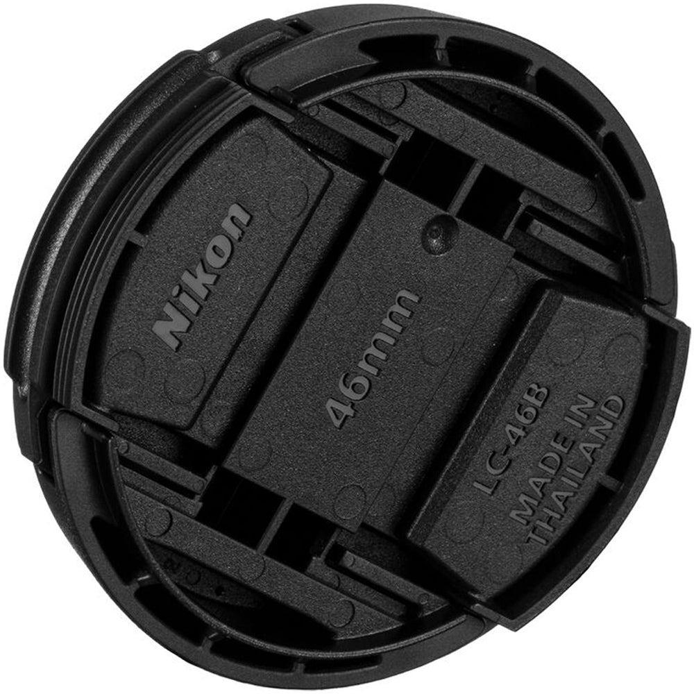 Nikon Lens Cap 46 mm LC-46B is a snap-on lens cap that protects the front element of certain NIKKOR lenses when the lens is not in use.