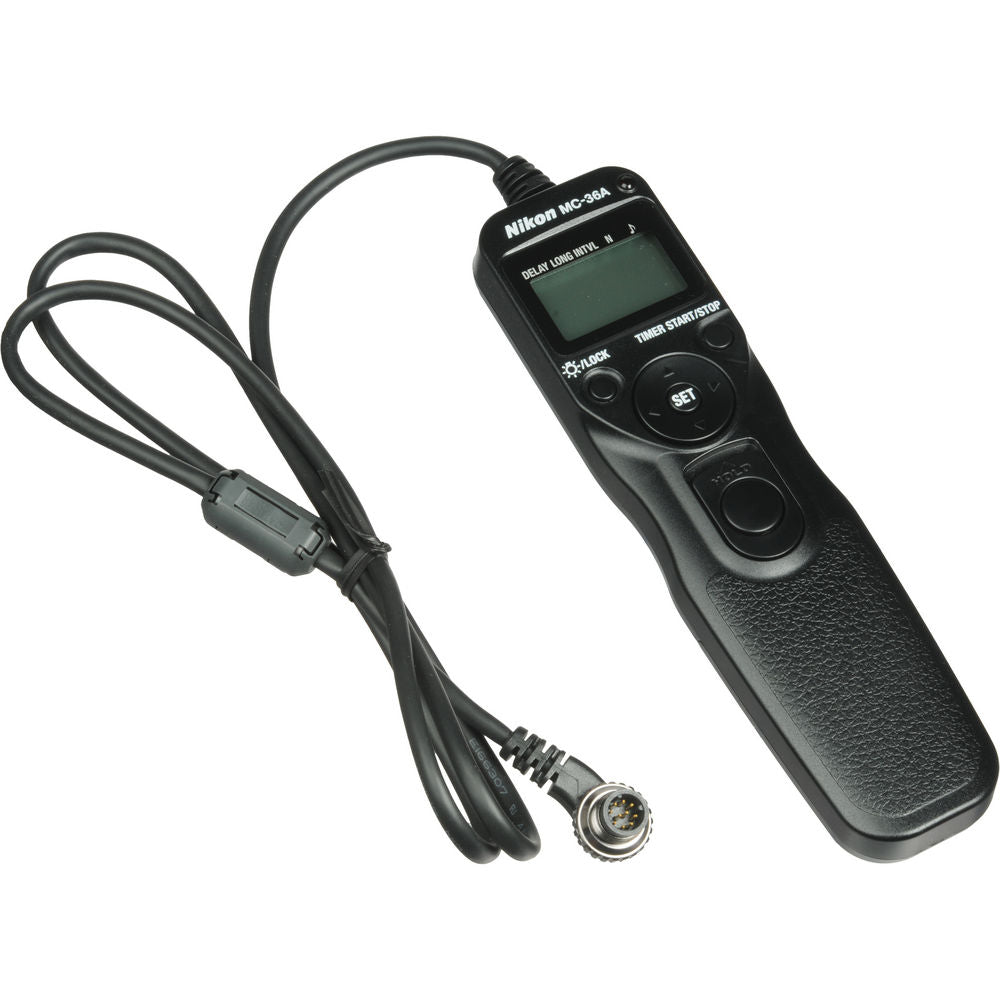 Shop the Nikon MC-36A Remote Cord for Nikon. Features built-in timer, interval shooting and long exposure control. Ideal for time-lapse and astrophotography.