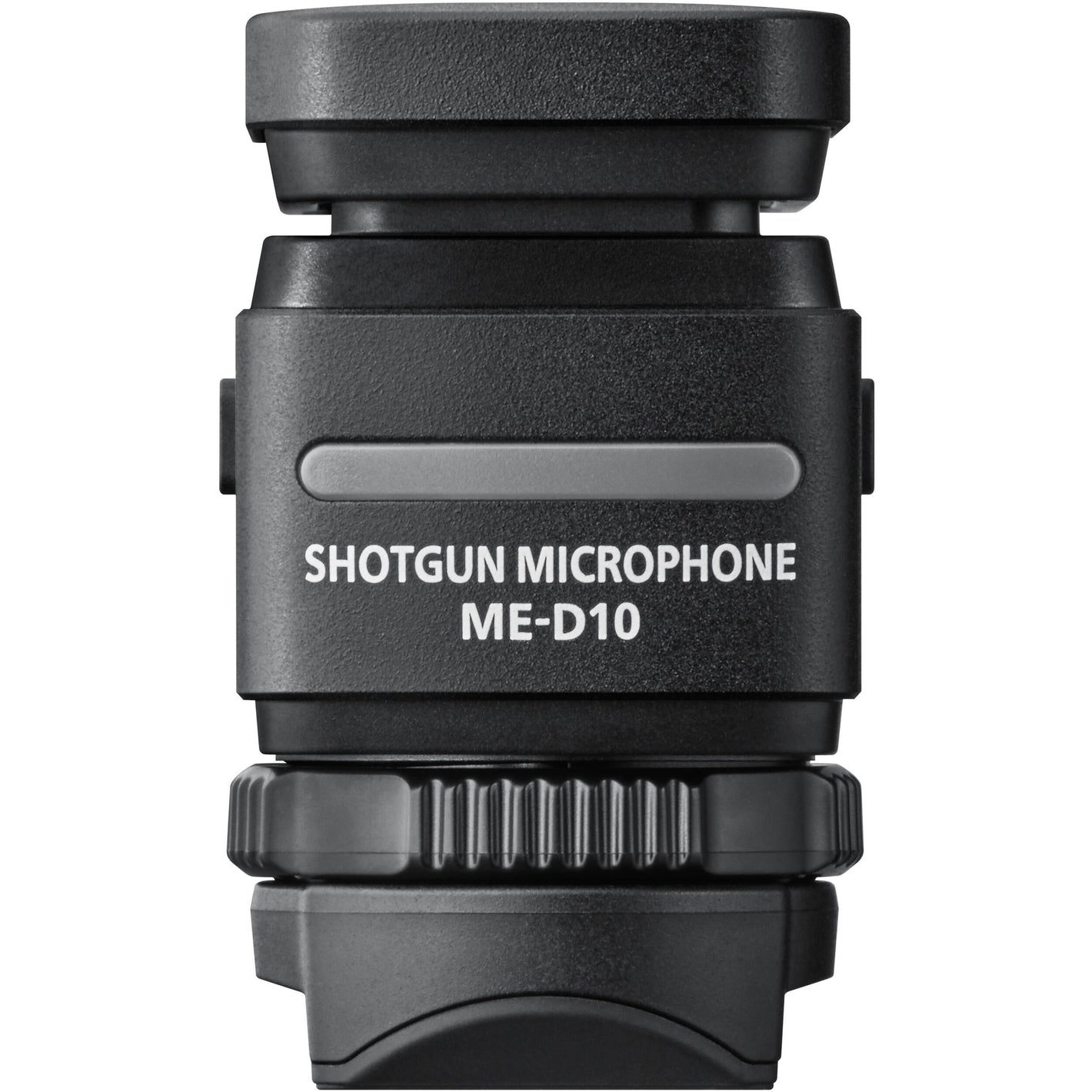 ME-D10 Shotgun Microphone on ZR with 32-bit float audio and built-in shock mount.