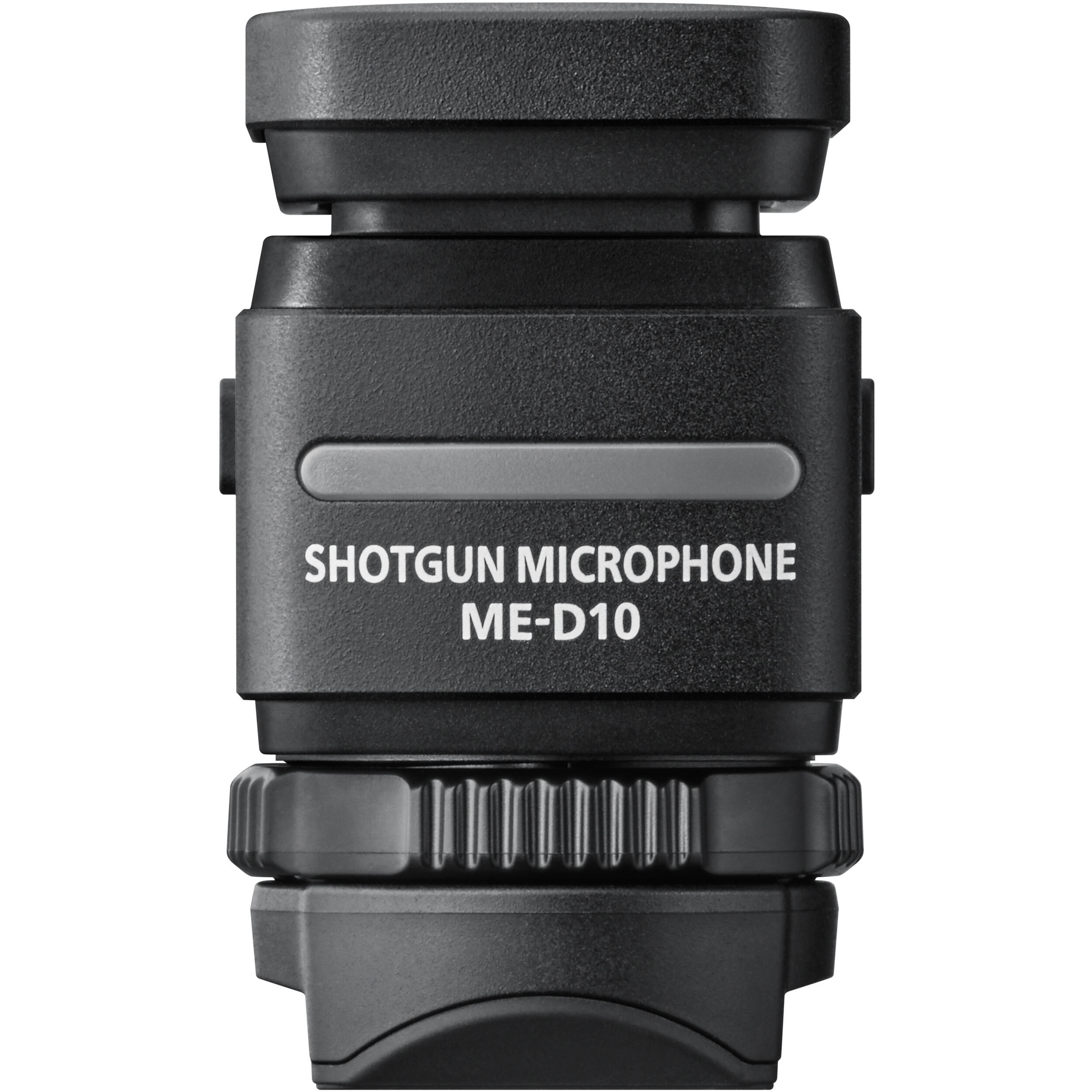 ME-D10 Shotgun Microphone on ZR with 32-bit float audio and built-in shock mount.