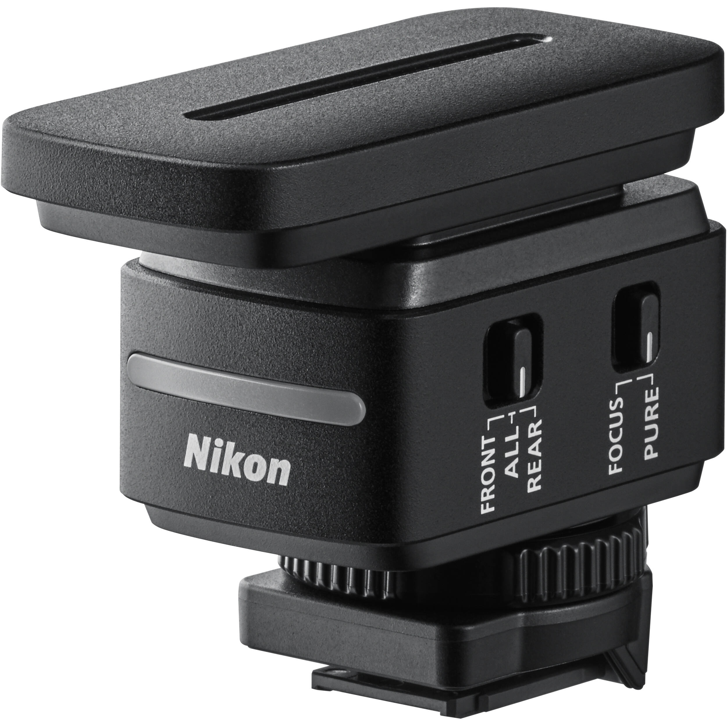 ME-D10 Shotgun Microphone on ZR with 32-bit float audio and built-in shock mount.

