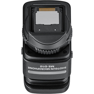 ME-D10 Shotgun Microphone on ZR with 32-bit float audio and built-in shock mount.
