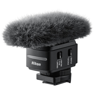 ME-D10 Shotgun Microphone on ZR with 32-bit float audio and built-in shock mount.

