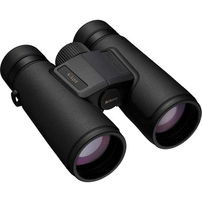 Nikon Monarch M5 Binoculars with ED glass and eco-friendly optics, offering wide field of view, high-resolution imagery, and water- and fog-proof design.