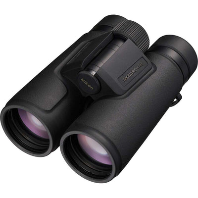 Nikon Monarch M5 Binoculars with ED glass and eco-friendly optics, offering wide field of view, high-resolution imagery, and water- and fog-proof design.
