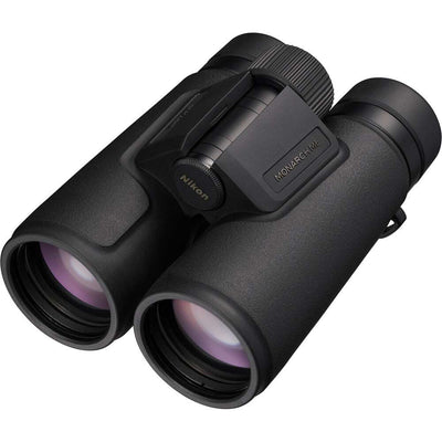 Nikon Monarch M5 Binoculars featuring a sleek new design, extra-low dispersion glass, and rugged waterproof construction for immersive outdoor viewing.