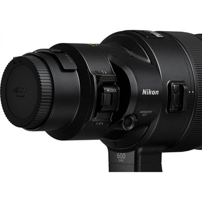 Nikon Z 600mm f/4 TC VR S lens. Super-telephoto with 1.4x teleconverter, VR stabilisation, and S-Line optics for wildlife and sports photography.