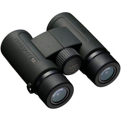 Nikon PROSTAFF P3 8x30 compact binoculars with multicoated optics and fog-proof design.