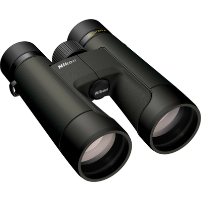 Nikon Prostaff P7 10x50 binoculars with locking diopter ring and long eye