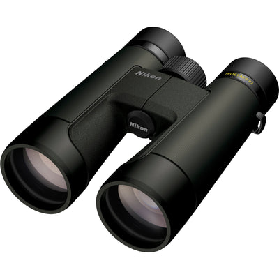Nikon Prostaff P7 10x50 binoculars with locking diopter ring and long eye