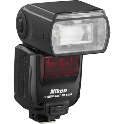Powerful Nikon SB-5000 Speedlight with radio control, fast recycling, and advanced cooling for pro photographers.