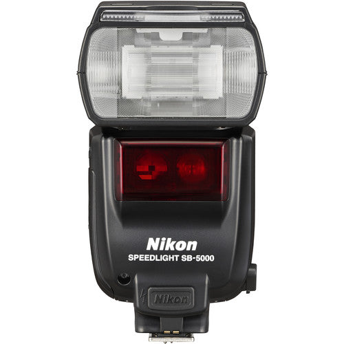 Compact and versatile Nikon SB-500 Speedlight with LED light, i-TTL control, and flexible bounce options for creative lighting.