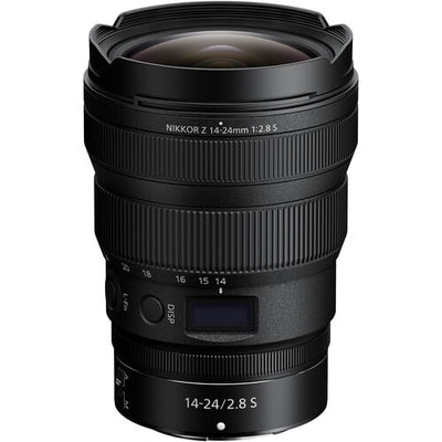Nikon Z 14-24mm f/2.8 S ultra-wide-angle zoom lens – professional-grade optics with fast aperture, ideal for landscapes and architecture.
