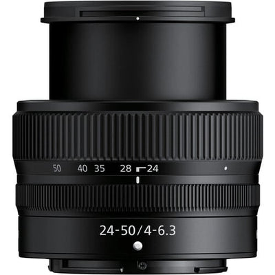 Nikon Z 24-50mm f/4-6.3 Lens – compact and lightweight standard zoom lens for Z-mount cameras, ideal for everyday photography and travel.