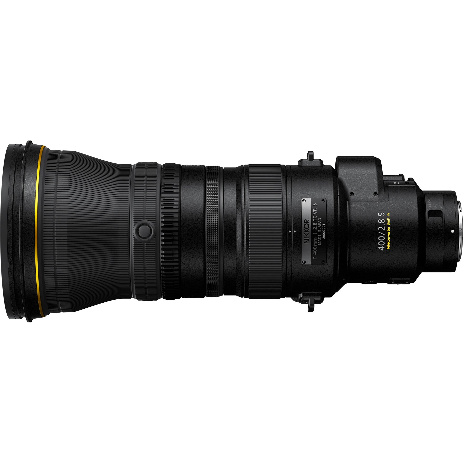 Nikon Z 400mm f/2.8 TC VR S lens for sports, action, and wildlife photography featuring built-in 1.4x teleconverter, Silky Swift VCM autofocus, S-Line optics, and FX-format Z-mount
