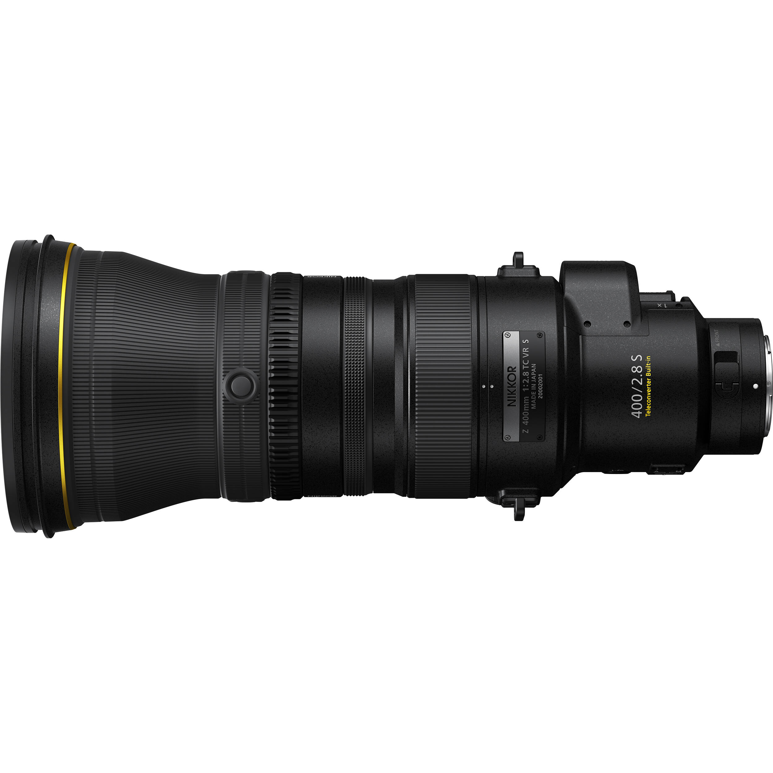 Nikon Z 400mm f/2.8 TC VR S lens for sports, action, and wildlife photography featuring built-in 1.4x teleconverter, Silky Swift VCM autofocus, S-Line optics, and FX-format Z-mount
