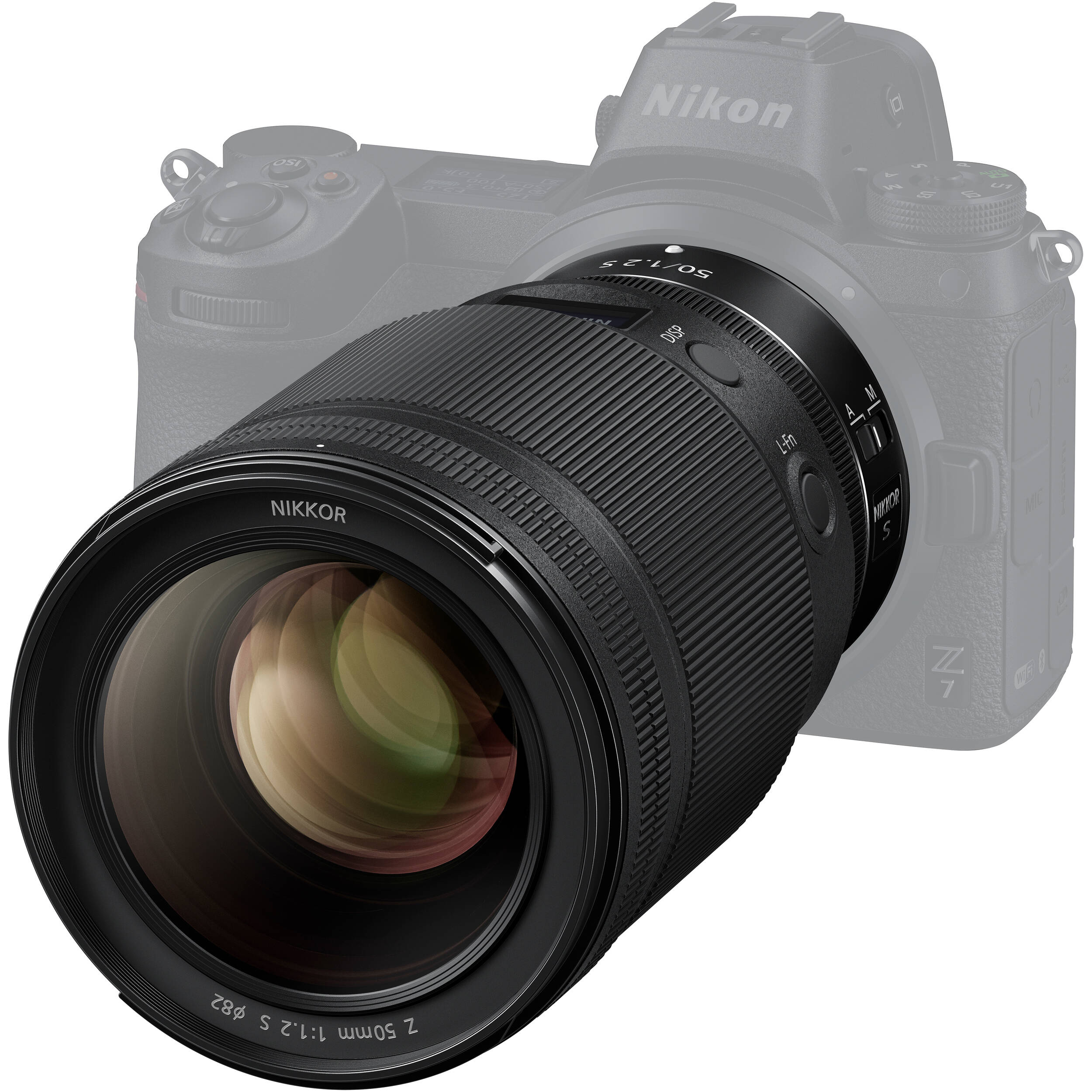 Nikon NIKKOR Z 50mm f/1.2 S lens showcasing premium optics, fast silent autofocus, and shallow depth of field for portraits and cinematic video.