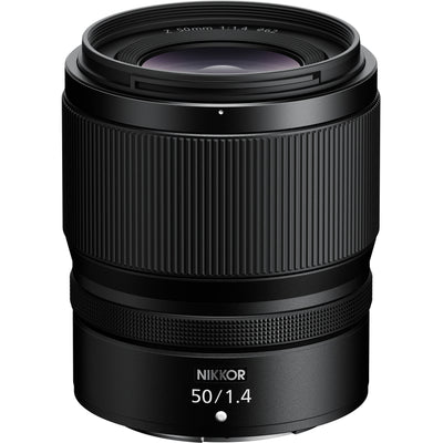 Compact and lightweight Nikon NIKKOR Z 50mm f/1.4 prime lens for portraits and low-light photography