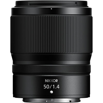 Compact and lightweight Nikon NIKKOR Z 50mm f/1.4 prime lens for portraits and low-light photography