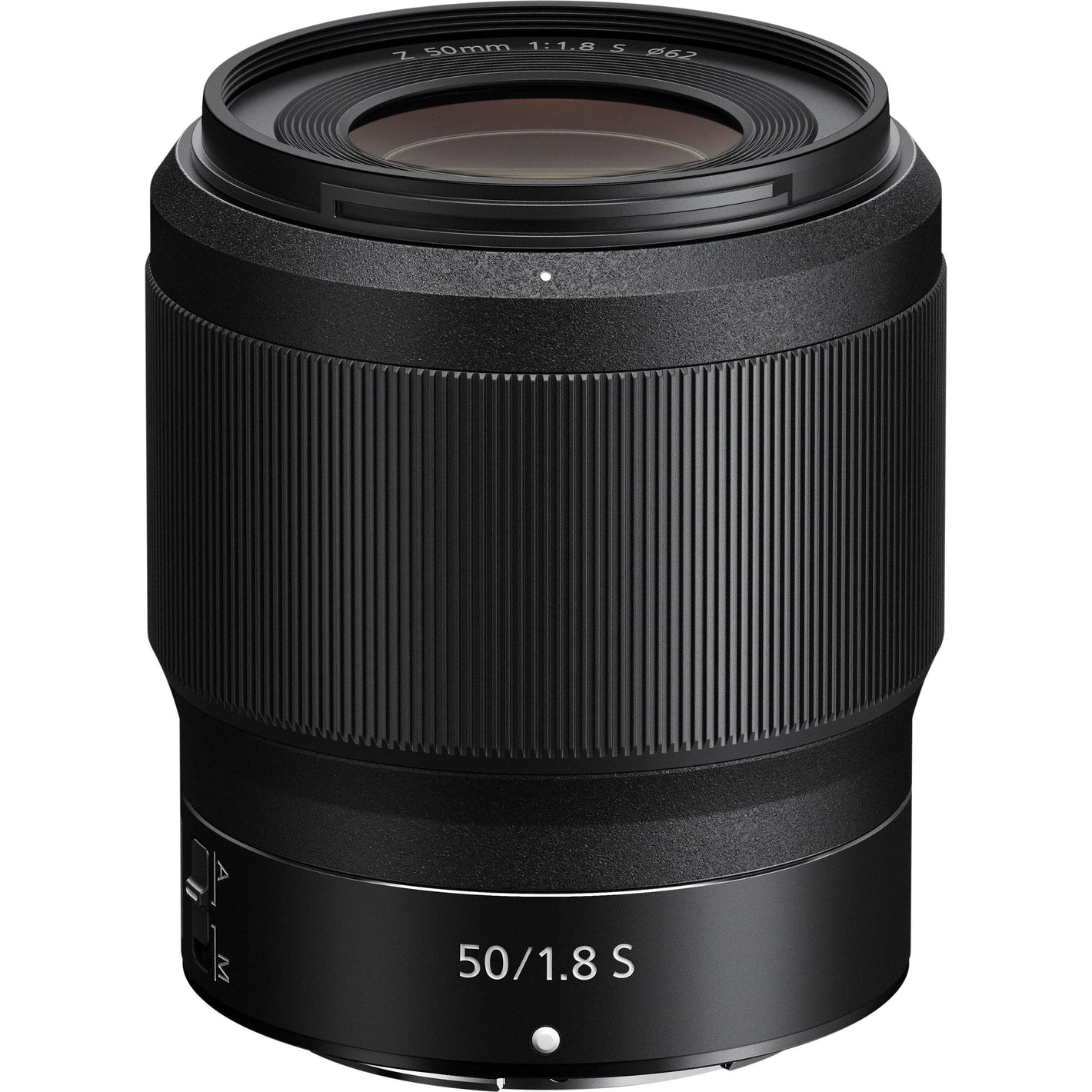 Nikon NIKKOR Z 50mm f/1.8 S lens with ED and aspherical elements, Nano Crystal Coat, and quiet autofocus for photo and video.