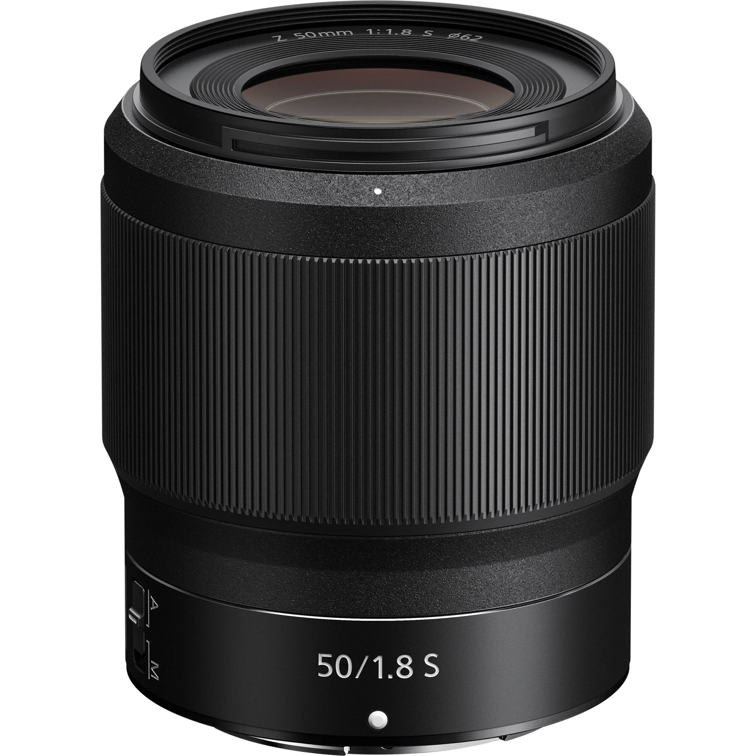 Nikon NIKKOR Z 50mm f/1.8 S lens with ED and aspherical elements, Nano Crystal Coat, and quiet autofocus for photo and video.