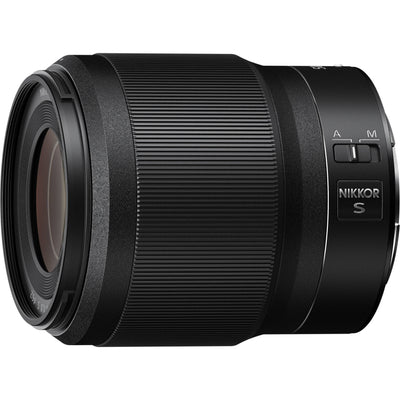 Nikon NIKKOR Z 50mm f/1.8 S lens with ED and aspherical elements, Nano Crystal Coat, and quiet autofocus for photo and video.