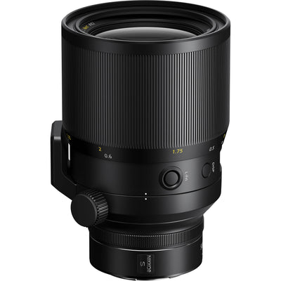 Close-up of Nikon Z 58mm Noct aperture and focus ring