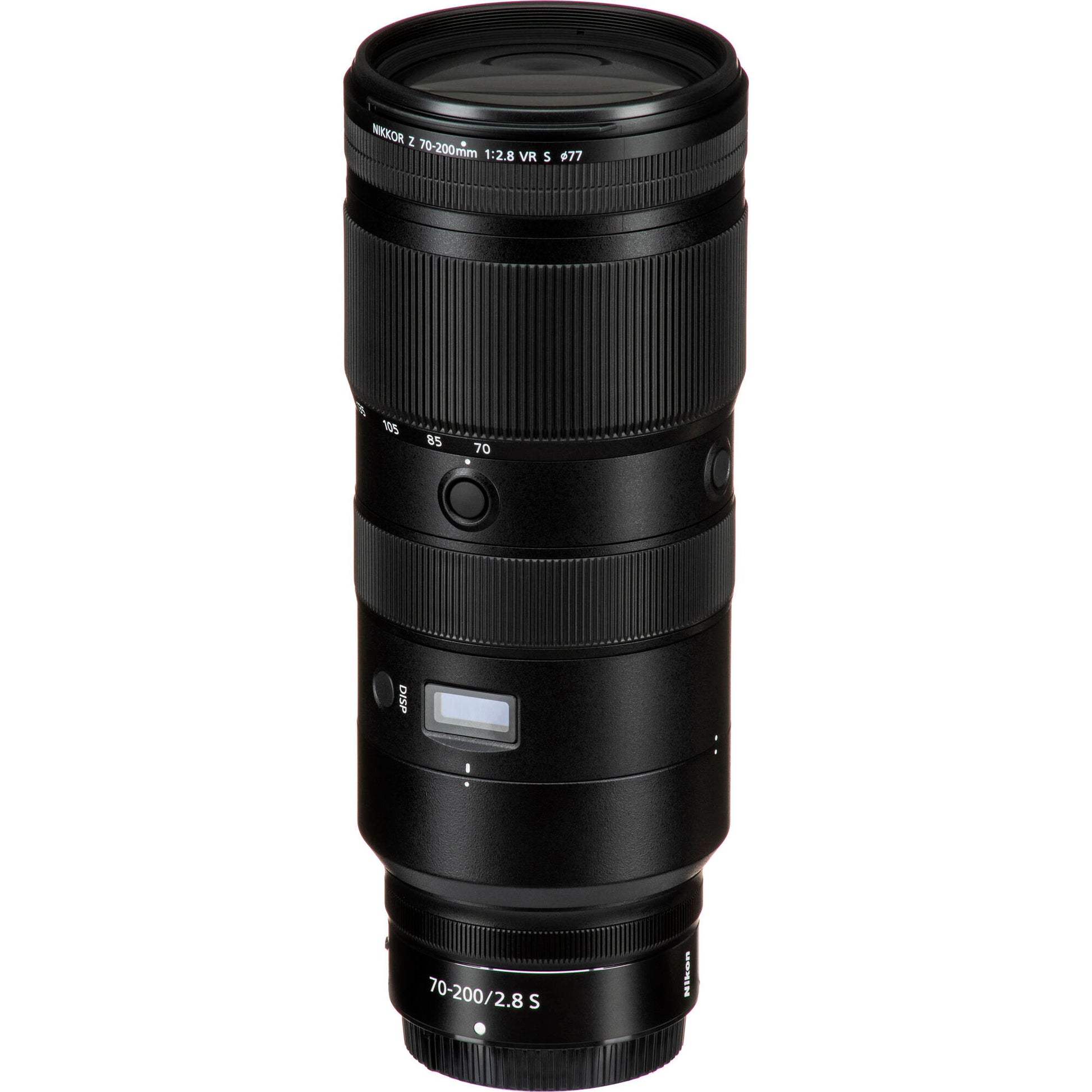 Nikon NIKKOR Z 70-200mm f/2.8 VR S telephoto zoom lens with OLED display and VR