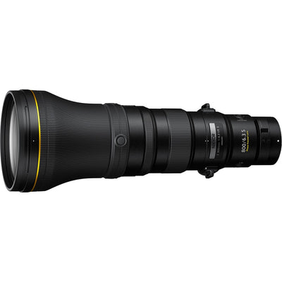 Nikon Z 800mm f/6.3 VR S lens. Ultra-telephoto for Z-mount full-frame cameras with S-Line optics, VR stabilisation, and lightweight design.