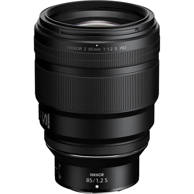 Nikon Z lens on a white background