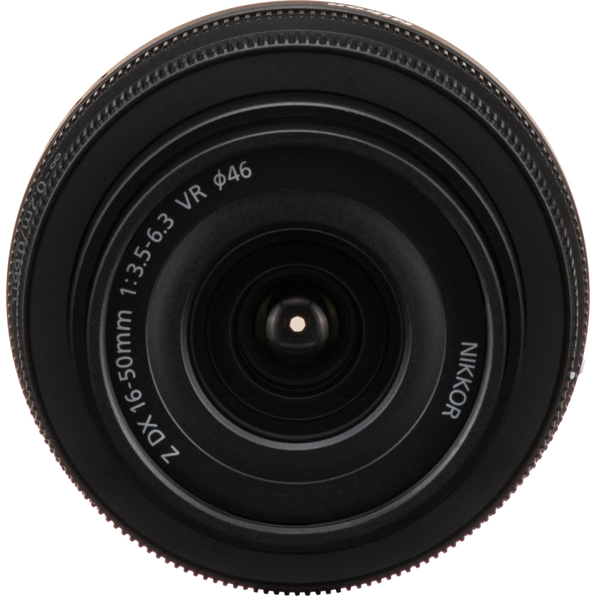 Nikon Z DX 16-50mm f/3.5-6.3 VR Lens in black – compact, versatile zoom lens with Vibration Reduction, ideal for everyday photography.

