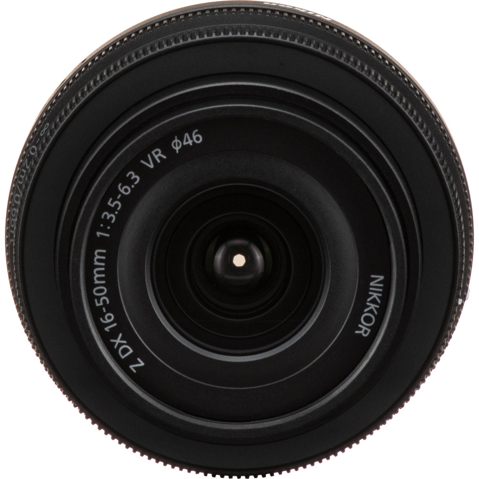 Nikon Z DX 16-50mm f/3.5-6.3 VR Lens in black – compact, versatile zoom lens with Vibration Reduction, ideal for everyday photography.
