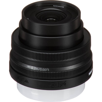 Nikon Z DX 16-50mm f/3.5-6.3 VR Lens in black – compact, versatile zoom lens with Vibration Reduction, ideal for everyday photography.
