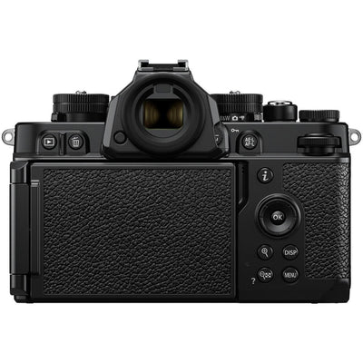 Nikon Z f Mirrorless Camera (Black) – retro-styled full-frame camera with modern Z-mount technology, 24.5MP sensor, and in-body image stabilization for photo and video.