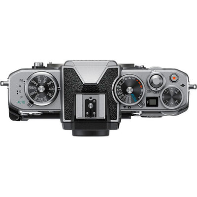 Nikon Z FC mirrorless digital camera body with 20.9MP APS-C sensor, retro design, Nikon Z mount, and 4K video capability.