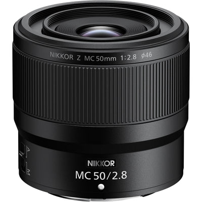 Nikon NIKKOR Z MC 50mm f/2.8 Macro Lens for life-size 1:1 magnification, sharp edge-to-edge optics, and smooth bokeh