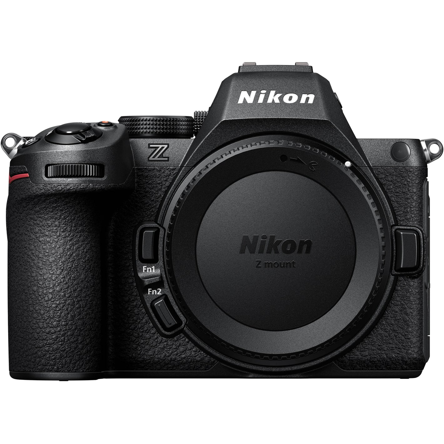 Nikon Z5 II full-frame mirrorless camera paired with fast 35mm f/1.4 prime lens, featuring 24.5MP BSI sensor, EXPEED 7 processor, and 4K UHD video.
